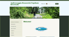 Desktop Screenshot of androscogginriverwalk.org